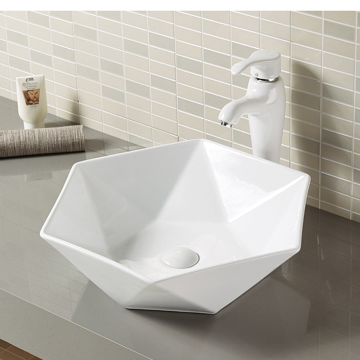 Diamond Shape Lavatory Wash Basin