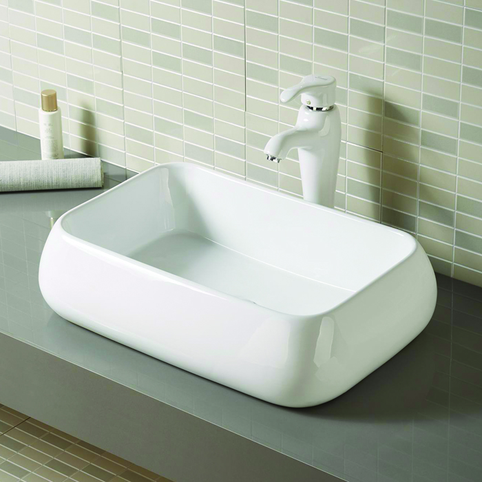 Vanity Top Hand Square Bathroom Basin