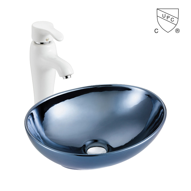 Modern Vessel Sink Ceramic Bathroom Bowl Sink