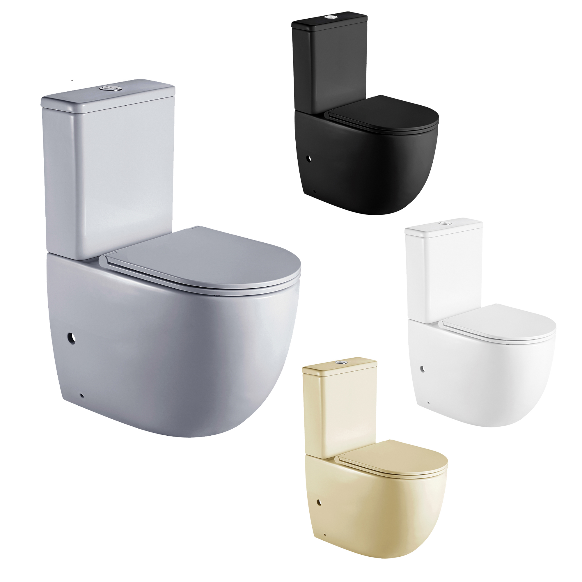 Two Piece Ceramic Toilet - OVS