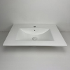 Cabinet Sink White Rectangular Bathroom Vanity Counter Top Basin