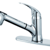 Brass CUPC Pull Out Spout Chrome Kitchen Faucet