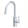 Single Handle Pull-down Spout Kitchen Sink Faucet Gooseneck