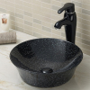 Round Shape Bathroom Porcelain Vessel Sink