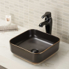 Small Size Vitreous China Pedestal Vessel Sink