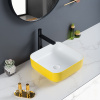 Made Of High Quality Rugged And Durable Ceramic Bathroom Countertop Basin