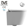 Modern Ceramic Apartment Rimless Hotel Bathroom Hanging Wall Mounted Toilet