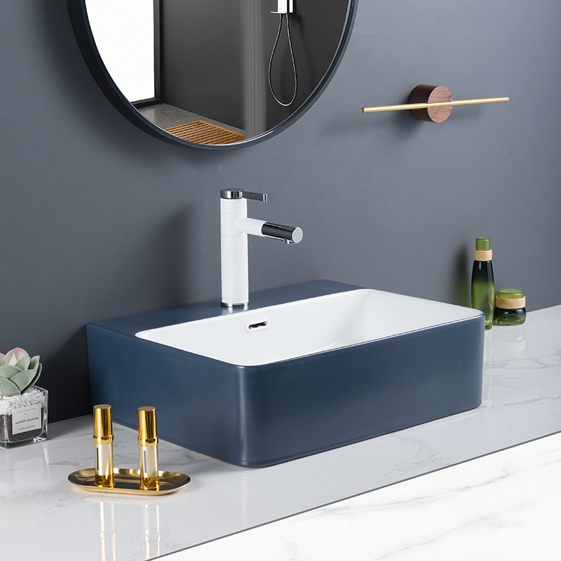 Sleek And Elegant Design Vessel Type Wash Basin Show European Inspired