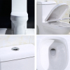 No Clogs CUPC Toilet Siphon Vortex Water Closet Commode Standard Height