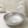 Round counter top bathroom wash basin bowl