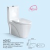 One Piece Toilet Bowl Washdown Flush WC S-trap Back To Wall Sanitary Ware Ceramic Toilet