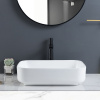 Porcelain Above Counter Vessel Sink Bathroom Ceramic Hand Wash Basin Designs