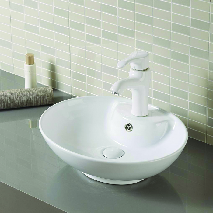 Large Size Oval Shape Ceramic Art Basin Lavatory