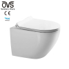 Rimless Bathroom Toilet Color Style Ceramic Sanitary Ware Wall Hung Toilet