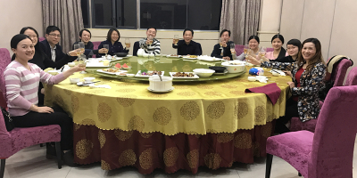 Company dinner, celebrate Mid-Autumn Festival