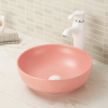 Round counter top bathroom wash basin bowl