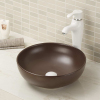 Round counter top bathroom wash basin bowl