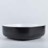 High Quality Thick Porcelain Black Vessel Sink With Polished Surface