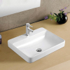 Contemporary Art Design Over The Counter Bathroom Sink With Durable Ceramic