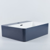 Modern Rounded Corners Wash Basin Water-Resistant Above Counter Sink