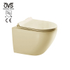 Rimless Bathroom Toilet Color Style Ceramic Sanitary Ware Wall Hung Toilet