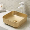 Small Size Vitreous China Pedestal Vessel Sink