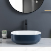 Fresh Look Bathroom Counter Top Wash Basin With Glossy Resistant To Scratches