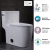 Latest Vitreous China One Piece Modern Water Closet For Commercial Bathroom Villa