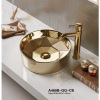 Designed Round Vessel Pedestal Wash Basin