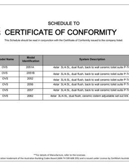 OVS Toielt watermark certificate