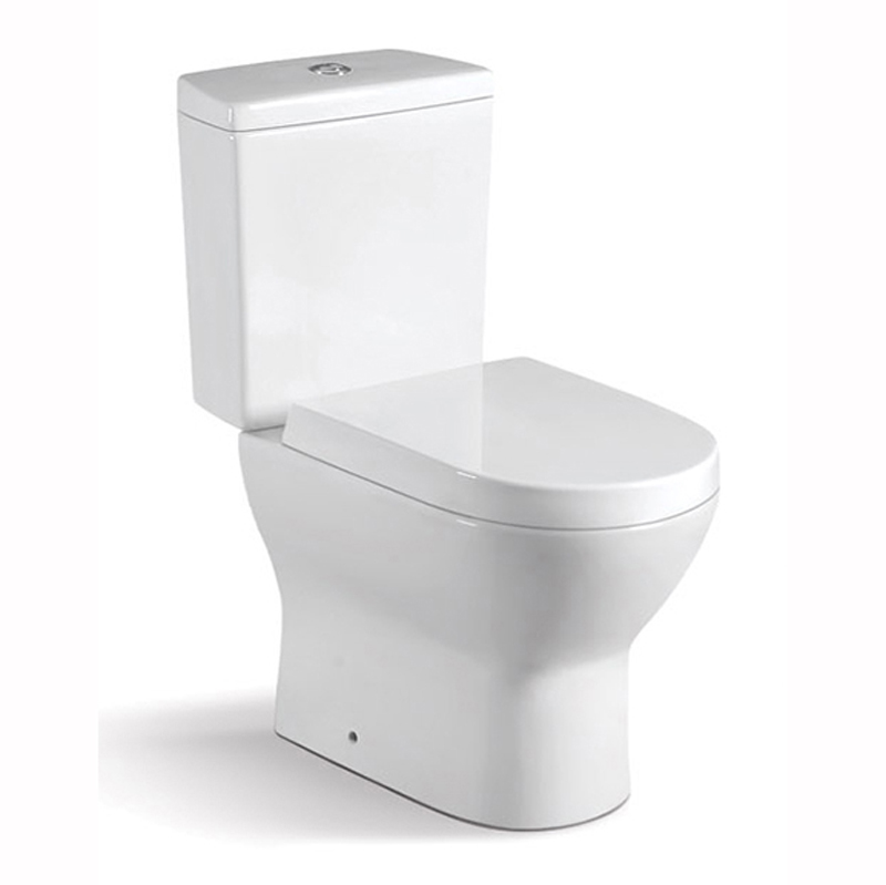 Ceramic Wash Down Floor Mounted Two Piece Ceramic Toilet