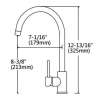 CUPC Copper One Hole Kitchen Faucet