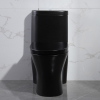 Buy standard tank height single piece black cheap toilets