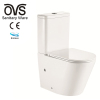 Easy Clean Rimless Ceramic Bathroom Two Piece Wash Down Wc Colored Toilet Bowl