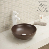 Sanitary Ware Vessel Sink Round Wash Basin Chinese Above Counter Bathroom Sink