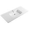 Rectangular Vanity Top Mount Bathroom Sink