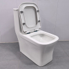 New Fashion Design White One Piece Toilet Rimless Flushing Comfortable Height Toilet