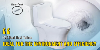OVS Dual Flush Toilets: Ideal For The Environment And Efficiency
