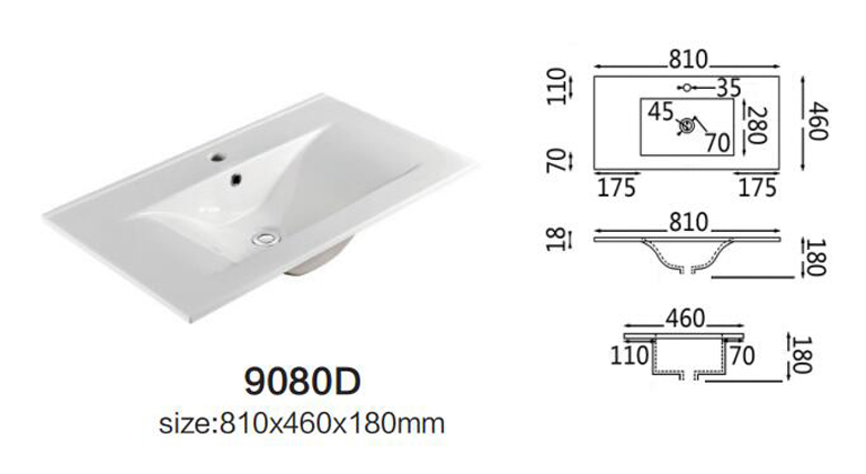 bathroom sink countertop