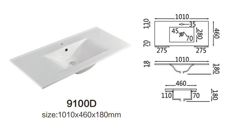 bathroom sink countertop