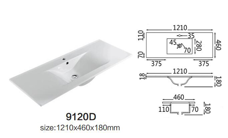 bathroom sink countertop