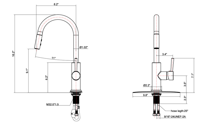 kitchen-sink-faucet-gooseneck