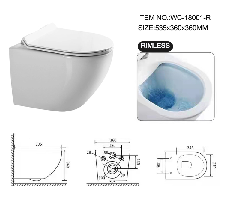 White One Piece Toilet