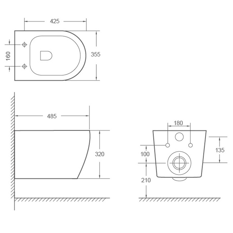 One Piece Toilet Sanitary Ware