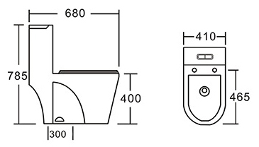 One Piece ECO Toilet