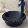 Round Shape Bathroom Porcelain Vessel Sink