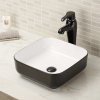 Small Size Vitreous China Pedestal Vessel Sink