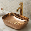 Vessel sink ceramic lavabo with custom made color