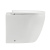 Wc Sanitary Ware Bathroom Gravity Flushing Floor Standing Back To Wall Toilet