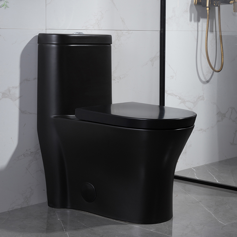 Water Saving Black Porcelain Toilet For Sale